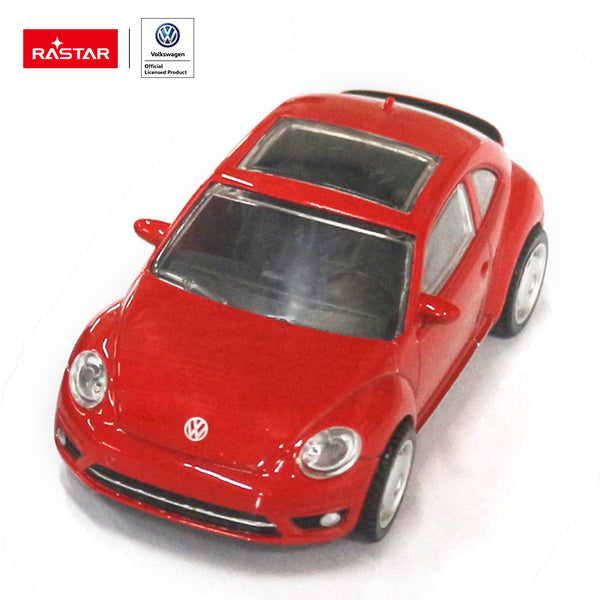 Mini VW Beetle- 1:43 Die Cast Car - Red