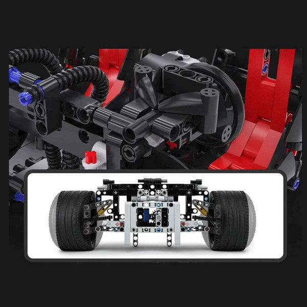 Pagani Huayra 1:8 - DIY Technic Brick R/C Car