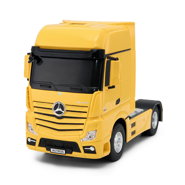 2 in 1 Mercedes Benz Truck and 1:24 Mercedes Benz GT R/C Combo Set - Yellow