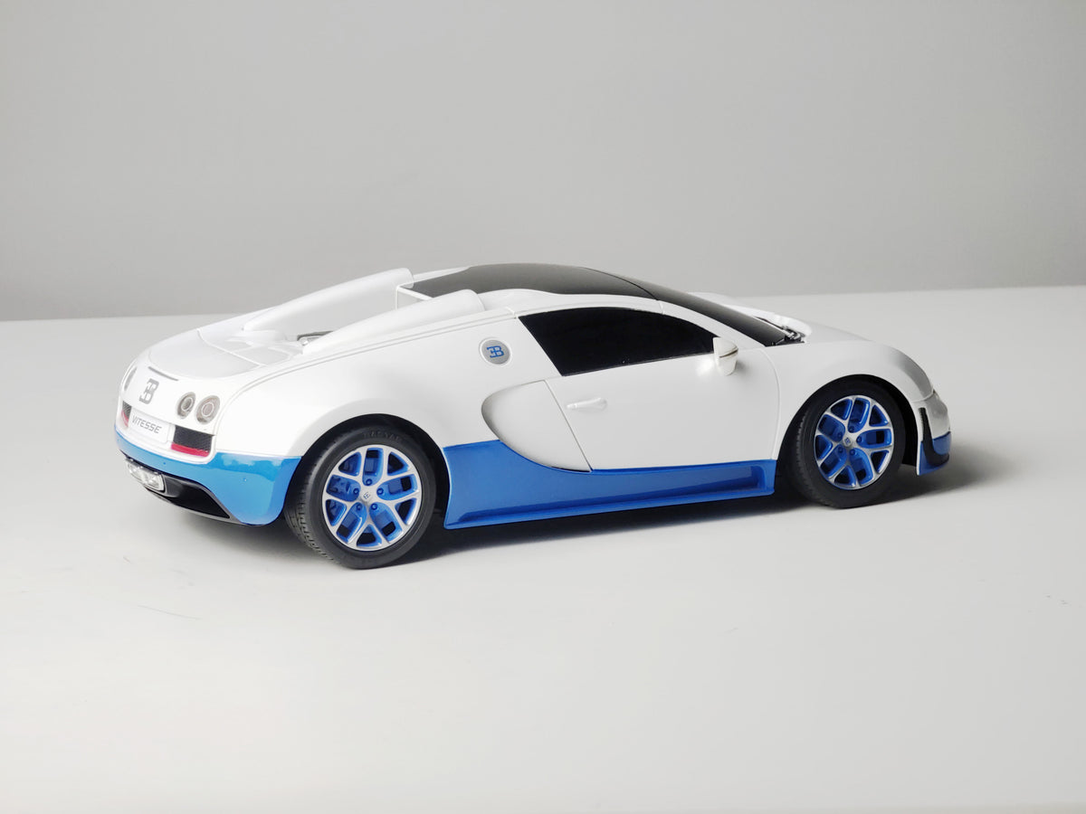 Bugatti Veyron 1/18スケルモデルミニカー Bugatti Veyron - 1:18 R/C - White – KSKIDS AUTO