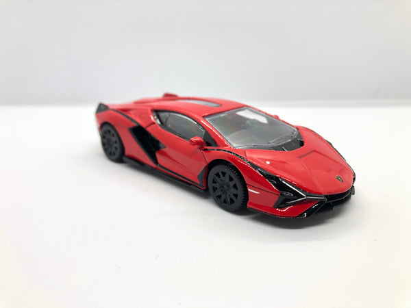 Lamborghini Sian- 1:43 Die Cast Car - Red