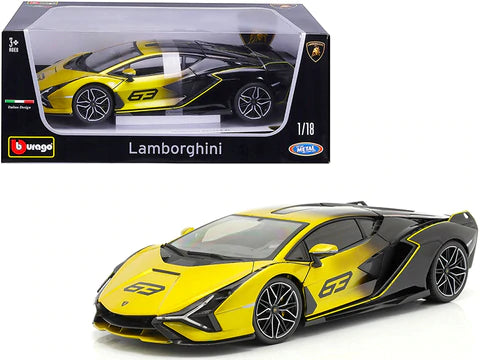 Lamborghini Sian 2 Tone Bburago 1:18
