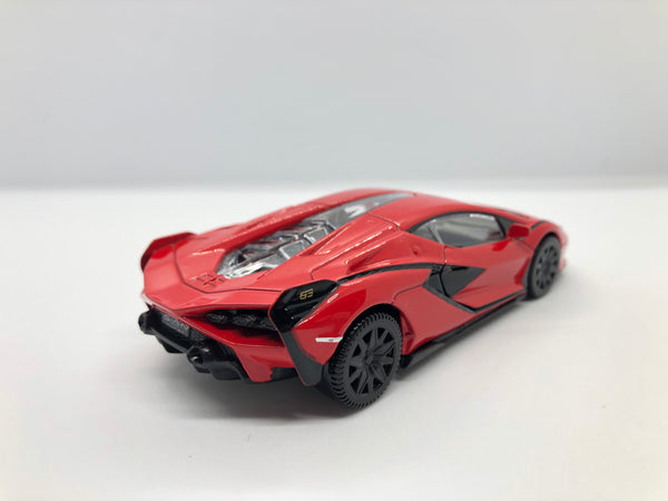 Lamborghini Sian- 1:43 Die Cast Car - Red