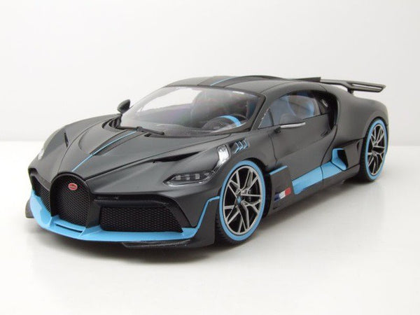Bugatti Divo Grey Bburago 1/18 Full Scale Die Cast Model Car