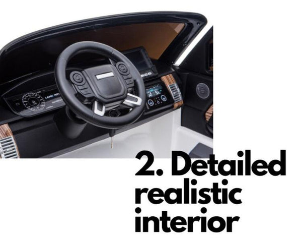 Range Rover HSE 24V Large 2 Seat - White