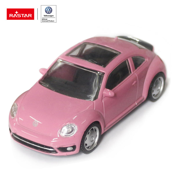 Mini VW Beetle- 1:43 Die Cast Car - Pink