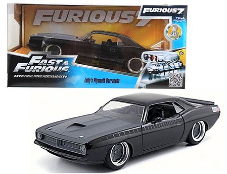 Fast and Furious Plymouth 1970 Barracuda - 1:24 Die-Cast